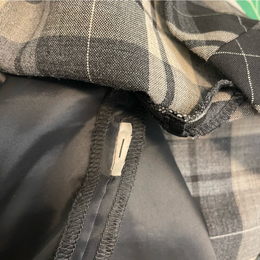 Y2K Express Plaid Skirt Gray 4 Prep Academia Schoolgirl Grunge Mini - Picture 16 of 16